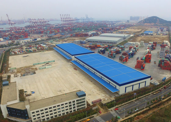 Progettazione e costruzione industriali del magazzino di logistica della struttura d'acciaio