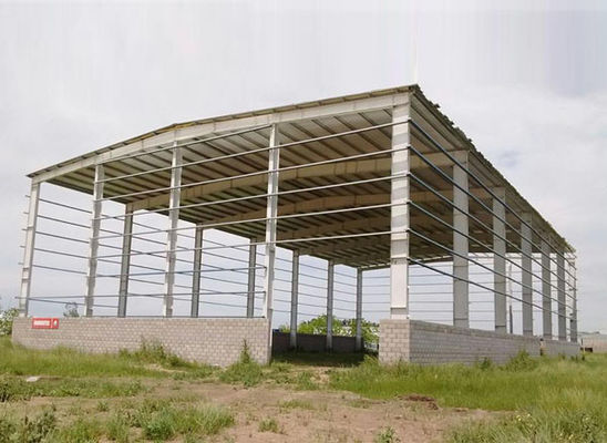 Garage d'acciaio leggero della struttura d'acciaio della costruzione del magazzino della costruzione