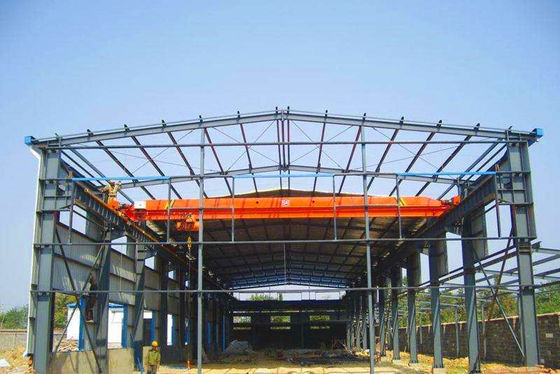 Edifici di struttura d'acciaio industriali/costruzione resistente del gruppo di lavoro del metallo