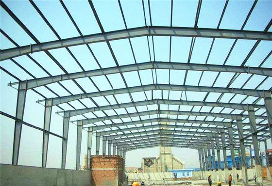Strutture prefabbricate dell'acciaio per costruzioni edili della portata del magazzino lungo della struttura d'acciaio