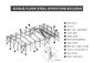 Struttura prefabbricata dell'inquadratura d'acciaio della luce di costo di costruzione del metallo del magazzino della struttura d'acciaio