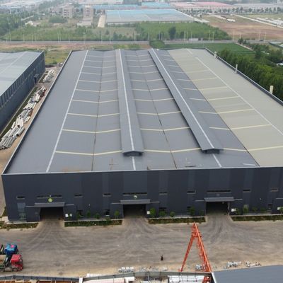 Stoccaggio di strutture in acciaio prefabbricato per impianti di cemento con acciaio Q235B/Q355B