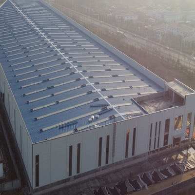 Officina per strutture in acciaio pesante con capacità di gru da 600 tonnellate