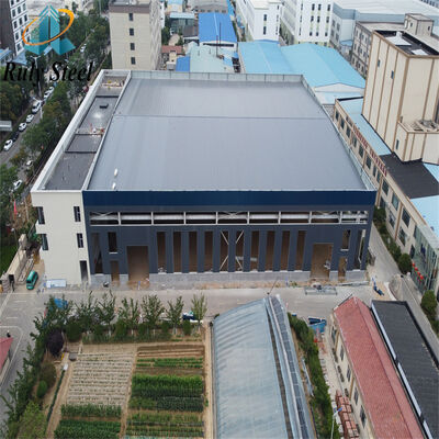 Customizable Large-Span Prefabricated Steel Warehouse With Integrated Office And Workshop Area