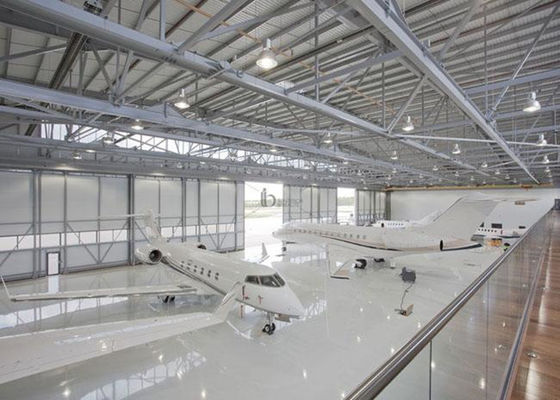 Aviorimessa d'acciaio prefabbricata delle costruzioni del capannone del metallo dei hangar per aerei
