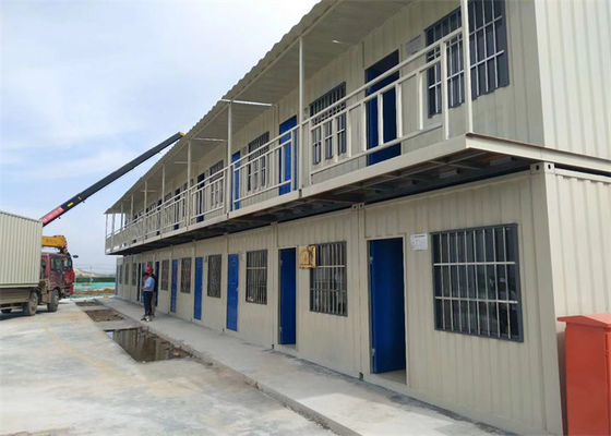 Contenitore prefabbricato portatile dormitorio con struttura galvanizzata