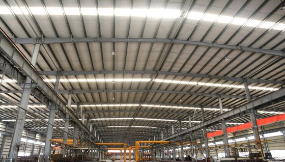 Laboratorio di stoccaggio di strutture in acciaio prefabbricate con grande span