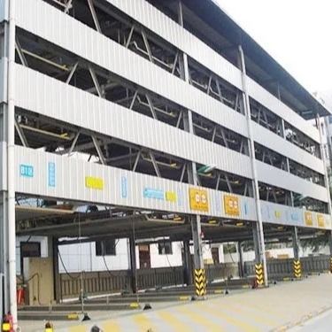 Struttura prefabbricata in acciaio per parcheggio multipiano a grande luce Q235B Q355B