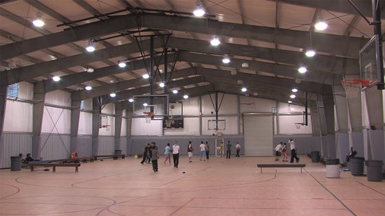 Campo da basket prefabbricato in acciaio, multi-campo, ampia campata