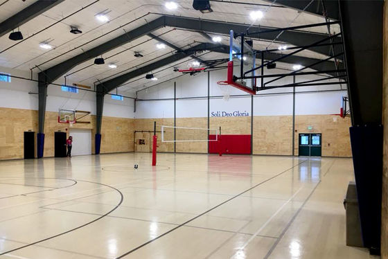 Campo da basket prefabbricato in acciaio, multi-campo, ampia campata