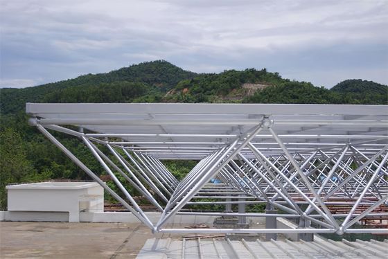 Pensilina prefabbricata in acciaio per caselli autostradali
