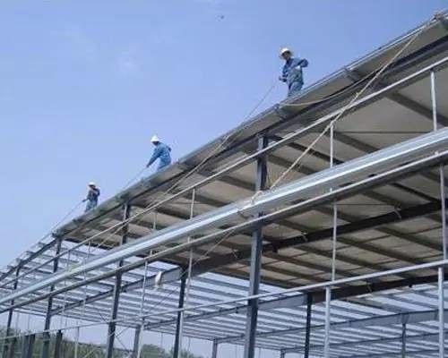 Pensilina prefabbricata in acciaio per caselli autostradali