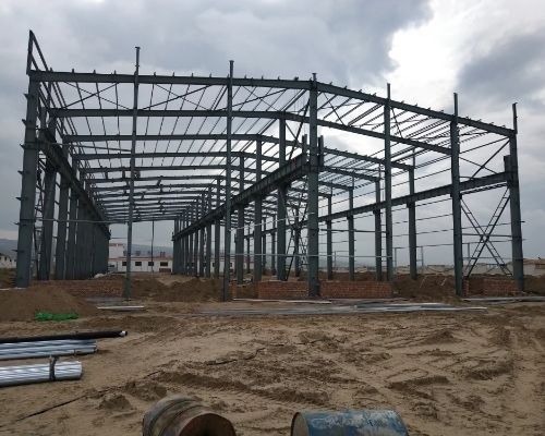 Struttura industriale prefabbricata in acciaio leggero Edificio magazzino Sezione H Costruzione Prodotta in Cina