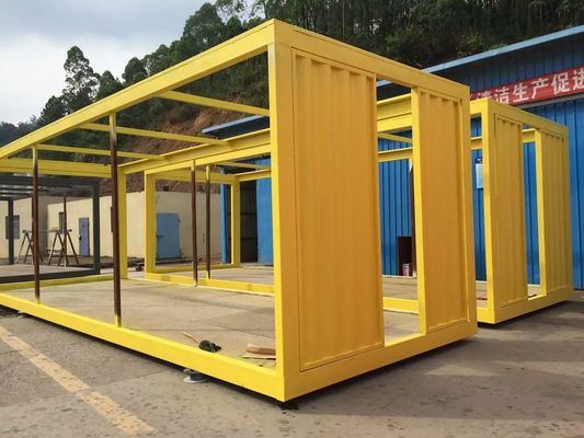 Casa container prefabbricata zincata con pannelli in lana di vetro