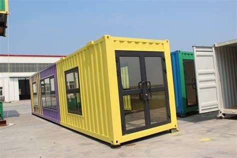 Casa container prefabbricata zincata con pannelli in lana di vetro