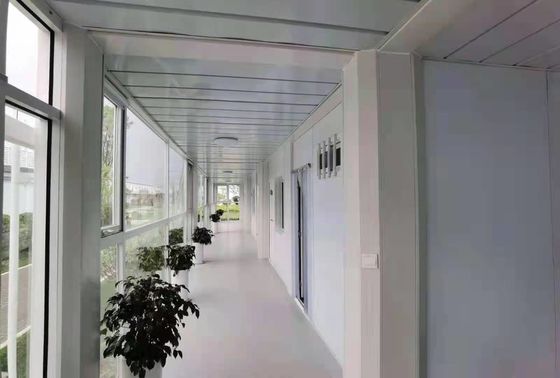 Casa di contenitori prefabbricata in acciaio galvanizzato ignifuge 25 anni di vita