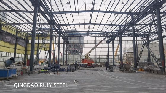 Fabbricazione rapida Struttura in acciaio leggera prefabbricata Edificio grande portello di portata telaio magazzino di metallo
