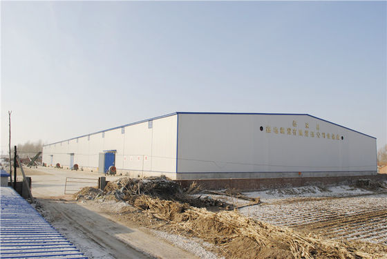Magazzino di strutture in acciaio prefabbricato con durata di 50 anni Q235B Q355B