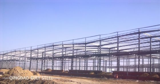 Impianto di stoccaggio in acciaio Panello sandwich Struttura Edificio colorato Pre-ingegnerizzato Progettato Laboratorio di assemblaggio rapido