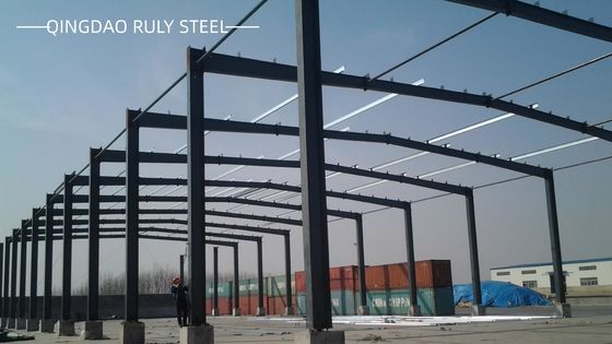 Prefabbricato in acciaio struttura workshop Q235B Q355B Grandi Ventilazione gru pronti