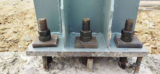 Prefabbricazione di strutture in acciaio Grande lunghezza facile assemblare con gru