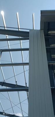 Prefabbricazione di strutture in acciaio Grande lunghezza facile assemblare con gru