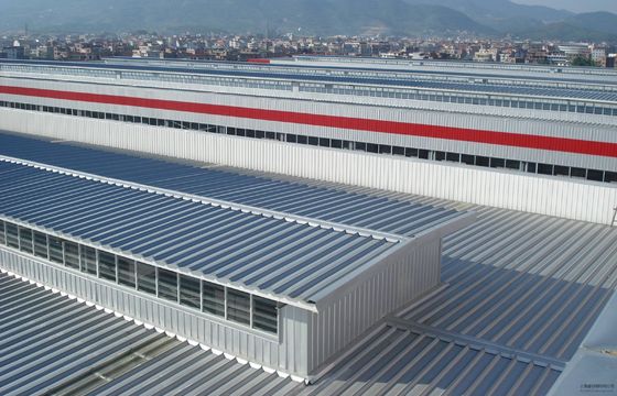 Struttura in acciaio ad erezione rapida pannelli murali in acciaio a colori laboratorio prefabbricato galvanizzato