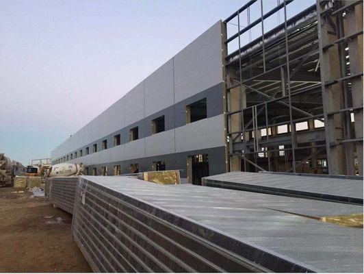Magazzino di strutture in acciaio prefabbricato con durata di 50 anni Q235B Q355B
