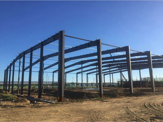 Magazzino di strutture in acciaio prefabbricato con durata di 50 anni Q235B Q355B