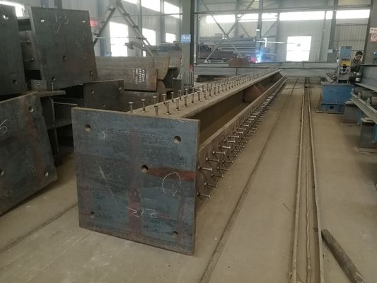 Colonna e trave a sezione H in acciaio prefabbricato Q235B Q355B