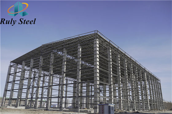 Fabbricazione di strutture in acciaio prefabbricate in metallo per edifici di magazzino