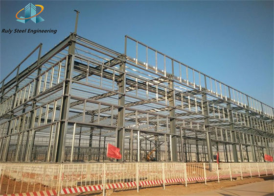 Vendita a caldo Struttura in acciaio prefabbricata grande spessore magazzino laboratorio fabbrica costruzione di cemento con tubatura