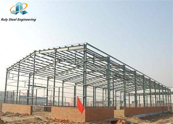 Q355b magazzino di struttura in acciaio multi-span / edificio prefabbricato / fabbrica di pneumatici