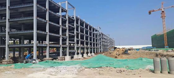 Grandi spazi prefabbricati/prefabbricati Edificio Struttura in acciaio Magazzino Metallo galvanizzato Q235/Q355 H Sezione Cornice Laboratorio