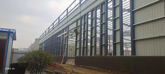 Grandi spazi prefabbricati/prefabbricati Edificio Struttura in acciaio Magazzino Metallo galvanizzato Q235/Q355 H Sezione Cornice Laboratorio