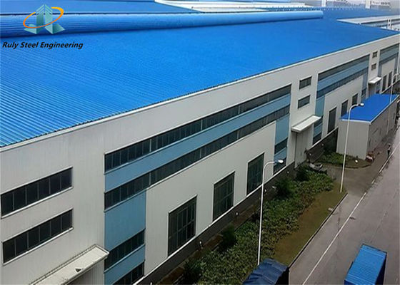 Costruzione Pre-ingegnerizzata Prefabbricata Struttura di acciaio personalizzata Edificio con Parapet Wall Workshop