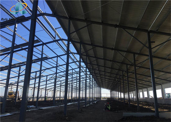 Prefabbricati industriali galvanizzati/dipinti/prefabbricati costruzioni di strutture in acciaio galvanizzato