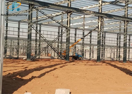 Struttura in acciaio ultra-duratura e di spessore per stoccaggio su larga scala, facile da assemblare