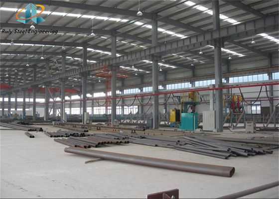 Acciaio leggero Stabile Lunga durata di vita Sezione H personalizzata Acciaio verniciato/galvanizzato Cornice del portale Struttura in acciaio prefabbricata