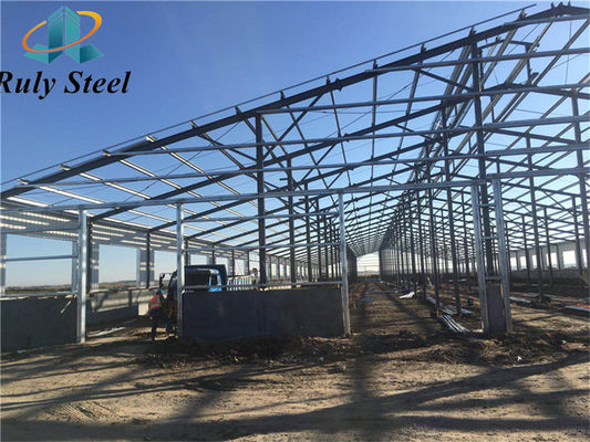 Grandi spazi prefabbricati/prefabbricati H Beam Design Edificio Metallo Q355/Q235 fabbrica magazzino laboratorio struttura in acciaio