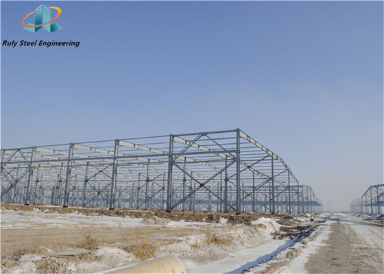 Prefabbricazione Industrial Shed Metal/Steel Frame Warehouse Shed struttura in acciaio prefabbricata