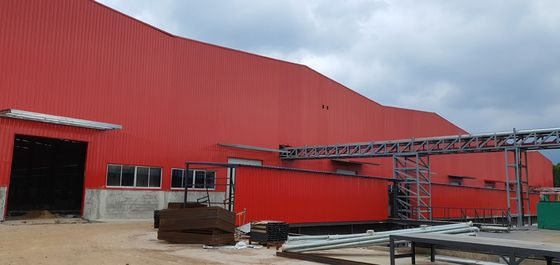 Progetto di capannoni industriali Struttura di acciaio Edificio di acciaio Laboratorio di acciaio Magazzino prefabbricato