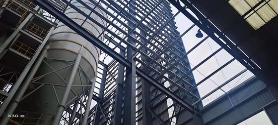 Laboratorio di costruzioni in acciaio preconfezionato fabbrica industriale di acciaio leggero magazzino