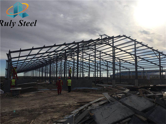 Facile da assemblare Installazione rapida Fabbrica industriale prefabbricata economica Grande Cina Pratico magazzino di struttura in acciaio moderna