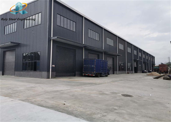 Q355B Edificio di struttura in acciaio prefabbricato di assemblaggio rapido magazzino per stoccaggio
