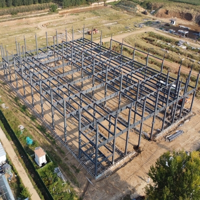 Capannone in acciaio prefabbricato Q235B con pannelli in lana di vetro