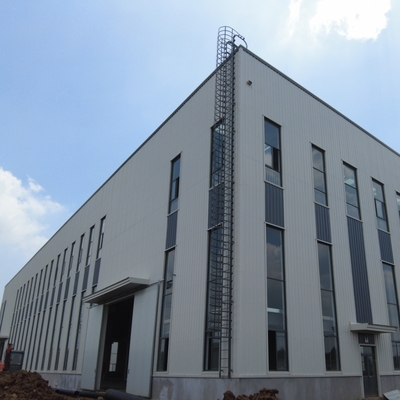 Edificio di magazzini in acciaio prefabbricato Q235B Q355B Quadro a sezione H