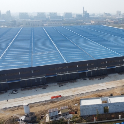 Prefabbricazione di un magazzino di struttura in acciaio con grande span Q235B Q355B