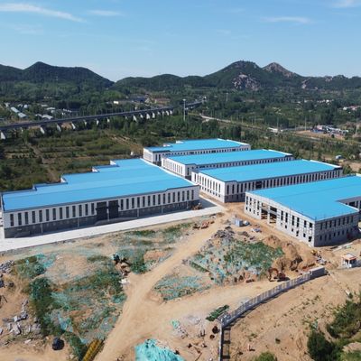 Magazzino prefabbricato per la costruzione di strutture in acciaio per lo stoccaggio
