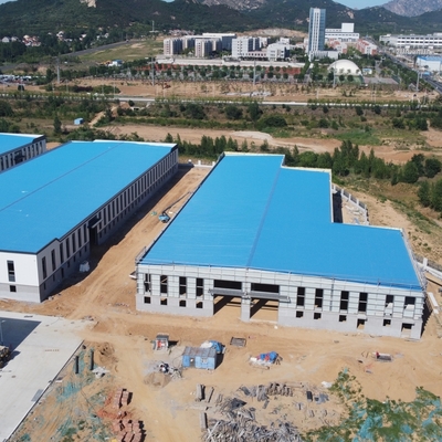 Magazzino con struttura in acciaio prefabbricata Q355B con rivestimento in zinco alluminio